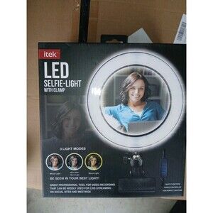 Itek LED Selfie Light With Clamp